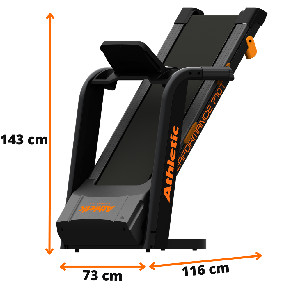Esteira Elétrica Athletic Performance 710t 16km/h Suporta 130kg:220v - 11