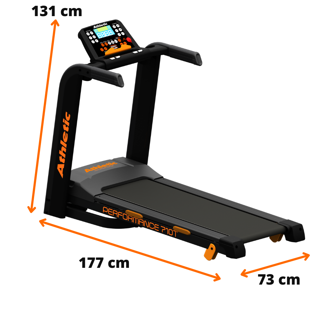 Esteira Elétrica Athletic Performance 710t 16km/h Suporta 130kg:220v - 10