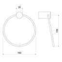 Ver imagem 2 de Porta Toalha Argola Atria 217