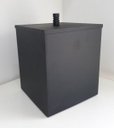 Ver imagem 4 de Lixeira para Banheiro Quadrada Latão Preto Fosco 17x17x20cm