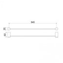 Ver imagem 2 de Porta Toalha Linear Atria 555