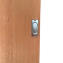 Ver imagem 2 de Porta de Correr Dupla P/ Verniz 210x140 Kit Aluminio