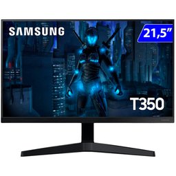 MONITOR GAMER SAMSUNG 21,5P FHD 75HZ IPS VESA HDMI LF22T350FHLMZD - 1