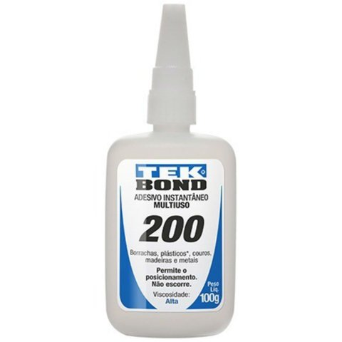 05 Kit Moveleiro Adesivo Instantâneo 200 + Acelerador Qfs Tekbond 01 Unidade
