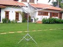 Ver imagem 4 de Varal de Chão Giratório Aluminio Branco - Movel 2,72m Diâmetro X 2,16m Altura