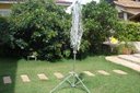 Ver imagem 3 de Varal de Chão Giratório Aluminio Branco - Movel 2,72m Diâmetro X 2,16m Altura