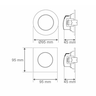 Smart Spot WI-FI Led RGB Tek 5W Quadrado Branco Taschibra - 5