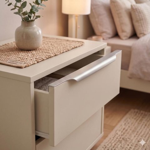 Kit 30 Puxadores Wave Cava 30cm Prata Alumínio para Porta de Armário Gaveta e MDF