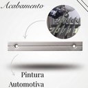 Ver imagem 3 de Kit 30 Puxadores Wave Cava 30cm Prata Alumínio para Porta de Armário Gaveta e MDF