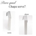 Ver imagem 6 de Kit 30 Puxadores Wave Cava 30cm Prata Alumínio para Porta de Armário Gaveta e MDF