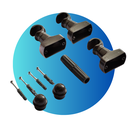 Ver imagem 2 de Kit Varão Simples para Cortina 1,5 Metros de Ferro