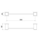 Ver imagem 3 de Porta Toalha Linear Home 501 Meber