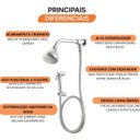 Ver imagem 5 de Chuveiro de Parede com Desviador Ômega