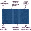 Ver imagem 2 de Jogo de Toalhas de Banho 4 Peças 100% Algodão Alta Absorção (2 Banho + 2 Rosto ) Padrão Hotel/