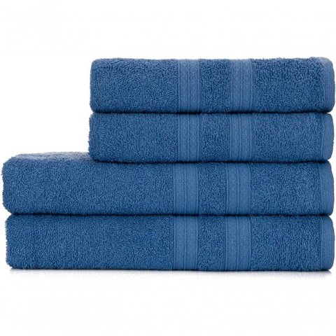 Jogo de Toalhas de Banho 4 Peças 100% Algodão Alta Absorção (2 Banho + 2 Rosto ) Padrão Hotel/