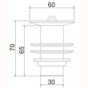 Ver imagem 2 de Válvula para Pia de Banheiro 1601