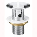Ver imagem 1 de Válvula para Pia de Banheiro com Ladrão 1602 Meber Cromado