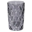 Ver imagem 3 de Conjunto Jogo 6 Copos de Vidro Diamond Alto Grande 390ml Linha Cristal Luxo Elegante Cor:fume