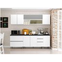 Ver imagem 4 de Armário Aéreo De Cozinha Evidence 1 Porta Com Prateleira Poliman Móveis Branco