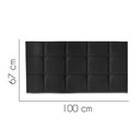 Ver imagem 2 de Painel Estofado Luxo Espanha 100cm Solteiro para Cama Box Suede Preto - Gat Magazine