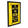 Quadro Decorativo Don't Stop me Now Queen - Preto - A3 - 33x45cm - 2