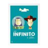 Quadro Decorativo ao Infinito e Além Toy Story - Branco - A3 - 33x45cm - 1