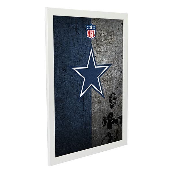 Quadro Decorativo Tony Romo Dallas Cowboys - NFL - Branco - A3 - 33x45cm - 2