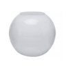 Vaso Esférico 24x24cm Branco - Luvidarte - 1