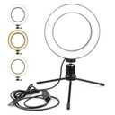 Ver imagem 1 de Iluminador Led Ring Light 6 Polegadas 16cm Lançamento