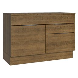 Balcão Gabinete de Pia 120 cm 1 Portas e 2 Gavetas (Com Tampo) Rustic Stella Madesa - 2