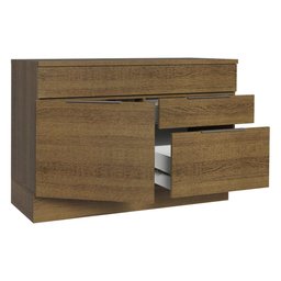 Balcão Gabinete de Pia 120 cm 1 Portas e 2 Gavetas (Com Tampo) Rustic Stella Madesa - 5