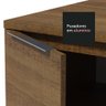 Balcão Gabinete de Pia 120 cm 1 Portas e 2 Gavetas (Com Tampo) Rustic Stella Madesa - 8