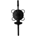 Ver imagem 3 de Luminária Única Lâmpada Para Decoração de Paredes em Varandas Libertas Rosas Artesanato Rococó Preto