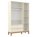 Ver imagem 5 de Berço Americano e Guarda Roupa Unique 3 Portas Off White Eco Wood - Matic