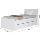 Ver imagem 3 de Bicama com Cama Auxiliar – Ideal para Espaços Compactos