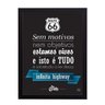 Quadro Decorativo Infinita Highway - Engenheiros do Hawaii - Preto - A3 - 33x45cm - 1