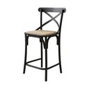 Ver imagem 5 de Kit 2 Banquetas Baixa Katrina Alta Resistencia e Durabilidade Aço Preto 