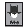 Quadro Decorativo Batman Minimalista - Preto - A3 - 33x45cm - 1