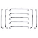 Ver imagem 1 de Barra de Apoio 70cm Inox Kit 9 Unidades Banheiro Box Gestante Idoso Criança Suporte Deficiente Prote