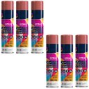 Ver imagem 1 de Tinta Spray 400ml Vermelho Uso Geral em Aço Ferro Gesso Cerâmica Couro | Universo | Kit 06 Un