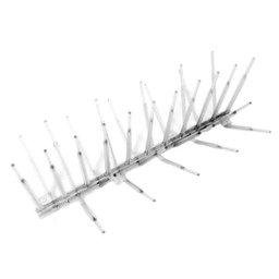 Espicula Anti Pombos Policarbonato Kit 4 Peças - Transparente - 1