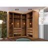 Closet Modulado Safira 009 Clic Moveis Cumaru - 5