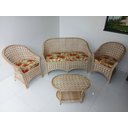 Ver imagem 3 de Conjunto Poltronas com Sofá Área Externa Jardins Varanda Sacadas em Fibra Sintética