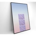 Ver imagem 4 de Quadro Arquitetura Diagonais 80x120 Cm Vidro Impresso