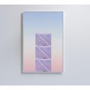 Ver imagem 1 de Quadro Arquitetura Diagonais 80x120 Cm Vidro Impresso