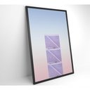Ver imagem 5 de Quadro Arquitetura Diagonais 80x120 Cm Vidro Impresso