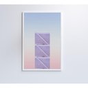 Ver imagem 6 de Quadro Arquitetura Diagonais 80x120 Cm Vidro Impresso