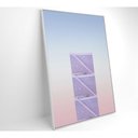 Ver imagem 7 de Quadro Arquitetura Diagonais 80x120 Cm Vidro Impresso