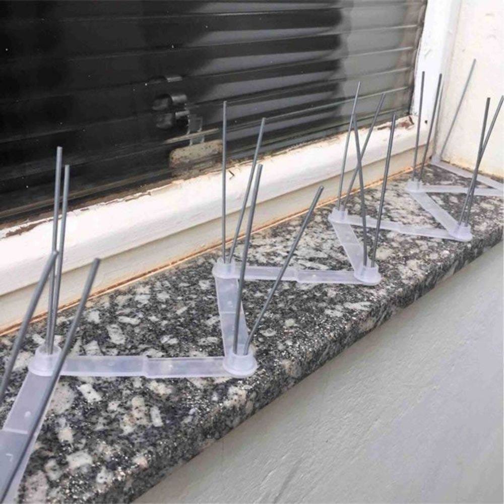 Anti Pombos Espiculas Metal Metro Kit 50 metros + Silicone - 3