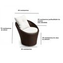 Ver imagem 4 de Chaise Poltrona Redonda Fibra Sintética
